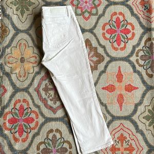 White Capri Skinny Jeans Size 4